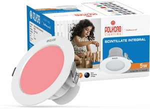Polycab Scintillate integral LED down light 5W red Cut Out 3.14 inches Recessed Ceiling Lamp Price in India Buy Polycab Scintillate integral LED down light 5W red Cut Out 3.14 inches Recessed Ceiling ...