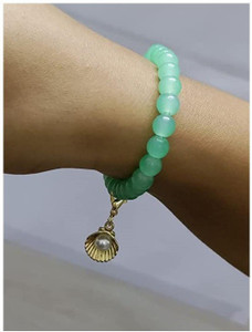 Green pearl bracelet store