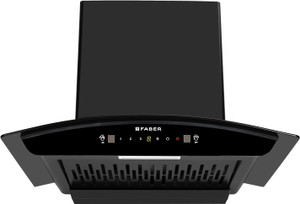 FABER HOOD CREST PRO IN HC SC FL BK 60 Auto Clean Wall Mounted BLACK 1350 CMH Chimney Price in India Buy FABER HOOD CREST PRO IN HC SC FL BK