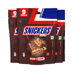 Minis Chocolate Pack, Loaded with Peanuts, Nougat, & Caramel Bars