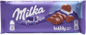 Milka Bubbly Alpine Milk Chocolate Candy Bar