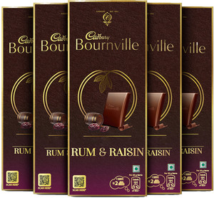 Cadbury Bournville Rum Raisin Dark Chocolate Bars Price in India