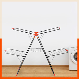 Bathla Steel Floor Cloth Dryer Stand Mobidry Neo 2 Level