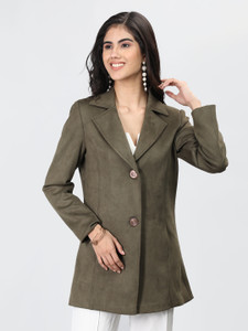 Olive green shop coat womens