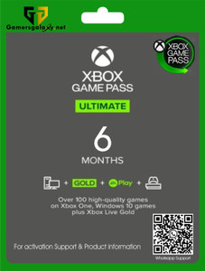 Xbox Game Pass Ultimate 06 Month Xbox Series X S Xbox One