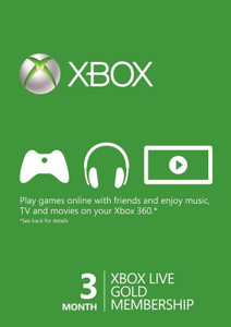 Xbox live shop 1 year card