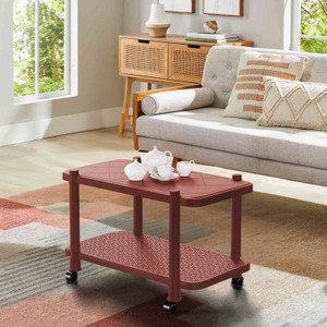 Mighty Home Center Trolly Coffee Table Tea Poy for Home Office