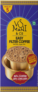 VS Mani & Co Easy Filter Coffee Decoction Liquid - Pack of 1 x 100ml | 100 ml Filter Coffee