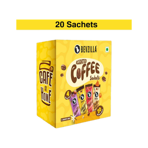 20 Instant Coffee Sachets Pack (4 Flavors) Instant Coffee
