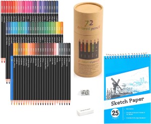 Wynhard 48 Pcs Oil Based Color Pencils Set Drawing Kit Colored Pencils Drawing  Pencils for Artists Colour Pencils Set for Artist Color Pencil Box Shaped  Color Pencils - Price History
