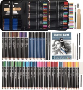 Flipkart.com | Netigems 68 Pc Color Kit For Kids| All in 1 Colors Box For  Drawing |Art Set | Color-Pink - SKETCH PENS ART SET, KIDS DRAWING KIT