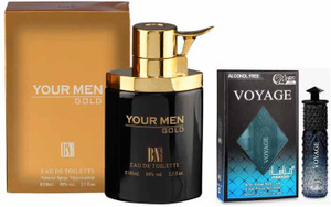 BN PARFUMS Your Men Gold Perfume 100ml Voyage Attar 6ml Price in
