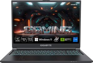 GIGABYTE G Series Intel Core i7 13th Gen - (16 GB/512 GB SSD/Windows 11 Home/8 GB Graphics/NVIDIA GeForce RTX 4060/165 Hz) G6 KF-H3IN893KH Gaming Laptop