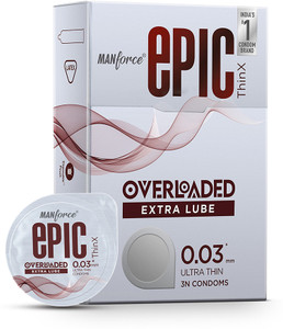 Epic ThinX Overloaded Extra Lube Condoms Condom