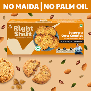 Jaggery Oats Cookies | No Palm Oil, 0% Maida, 0% Refined Sugar Cookies Biscuit