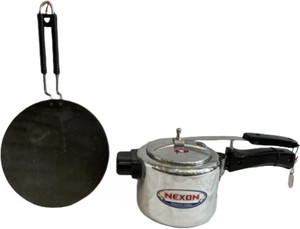 NEXON Heavy Iron Tawa With Nexon 3 Litre Pressure Cooker 10081352