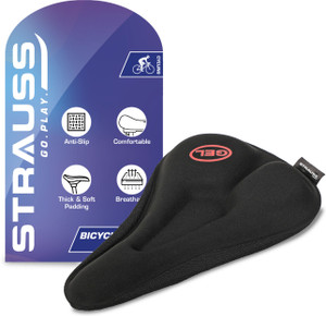 Buy Strauss Silicone Gel Cycle Seat Cover Bicycle Seat Cover Cycle Seat Cushion Bicycle Seat Cover Free Size Online at Best Prices in India Cycling Flipkart