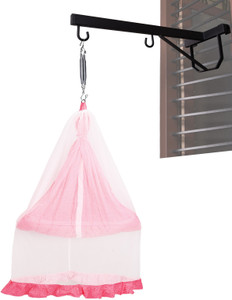 Hanging cradle with hot sale mosquito net