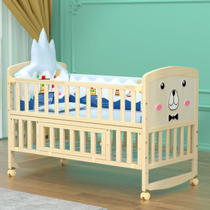 Wooden baby bed 2025