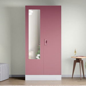 Godrej Interio Slimline 2 Door with Locker and Drawer and Star Design Mirror Metal Almirah Price in India Buy Godrej Interio Slimline 2 Door with Locker and Drawer and Star Design