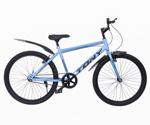 TONY 26T Sky Blue 26 T Hybrid Cycle City Bike Single Speed Sky