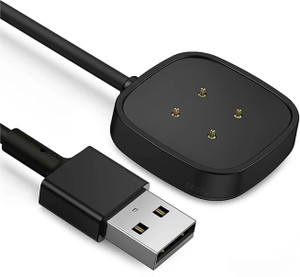 FASTX Magnetic Charging Cable 1 m Watch usb wire for fitbit versa 3 sense smartwatch 4 pin adapter charger cord FASTX Flipkart