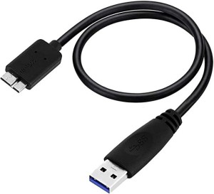 Micro USB Cable 0.35 m External Disk Cable USB 3.0 A Micro B 5 Gbps Hard Drive Cable (Black) - autoskills : Flipkart.com