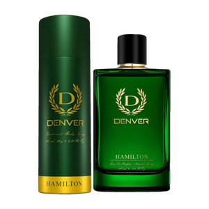Hamilton Perfume 100 Ml & Hamilton Deo 180 Ml Body Spray - For Men