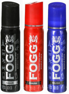 FOGG AMAZE CHARM RELISH MOBILE PACK 3x25ML Pocket Perfume