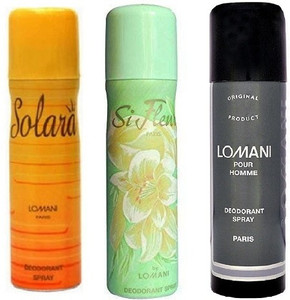 LOMANI Paris Solara Si Fleuri Pour homme Deodorant Spray