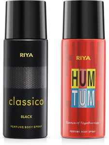 RIYA Classico And Hum Tum Body Spray Deodorant For Unisex
