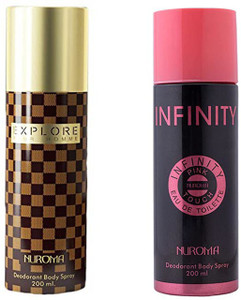 NUROMA explore brown infinity pink deo pack02 Deodorant Spray