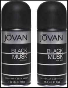 Jovan black musk body spray discount