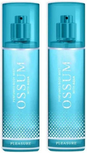 OSSUM Pleasure Perfumed Body Mist With Aqua 115ml Each Body Mist