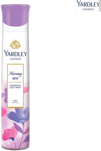 Yardley morning dew body spray sales