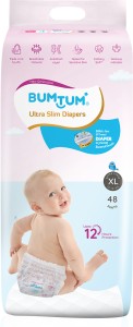 BUMTUM UltraSlim Baby Pull-Up Diaper Pants- XL-48 - XL - Buy 48 BUMTUM cotton  Pant Diapers for babies weighing < 18 Kg