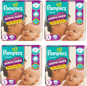 Pampers active baby top small size diapers