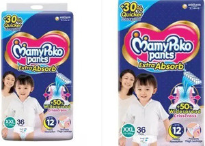 MamyPoko Pants Extra Absorb baby Diapers XXL36 XXL 36 Pieces