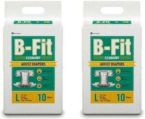 B fit Diapers Adult Pull Up Diapers Pants (Large, 10 Pieces, 32-52 Inches)  - Pack of 8 : Amazon.in: Health & Personal Care