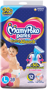 MamyPoko Extra Absorb L Buy 38 MamyPoko Pant Diapers for