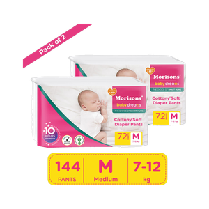 Cottony Soft Diaper Pants - M