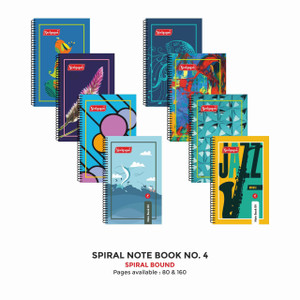 NEELGAGAN Spiral Note Book No. 4, Suitable For Writing Note book P 
