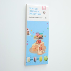 Pocket Watercolor Painting Book for Kids, Watercolor Bookmarks for