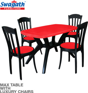 Swagath plastic shop dining table