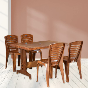 Nilkamal Ultima Plastic 4 Seater Dining Set Price in India Buy