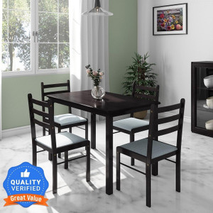 Flipkart Perfect Homes Capri Solid Wood 4 Seater Dining Set Price