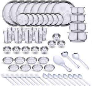 Steel dinner sales set homeshop18