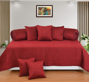 Flipkart SmartBuy Velvet Floral Diwan Set Buy Flipkart SmartBuy