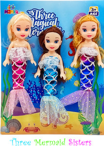 Boy shop mermaid doll
