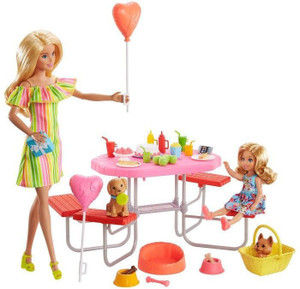 Barbie doll outlet picnic set